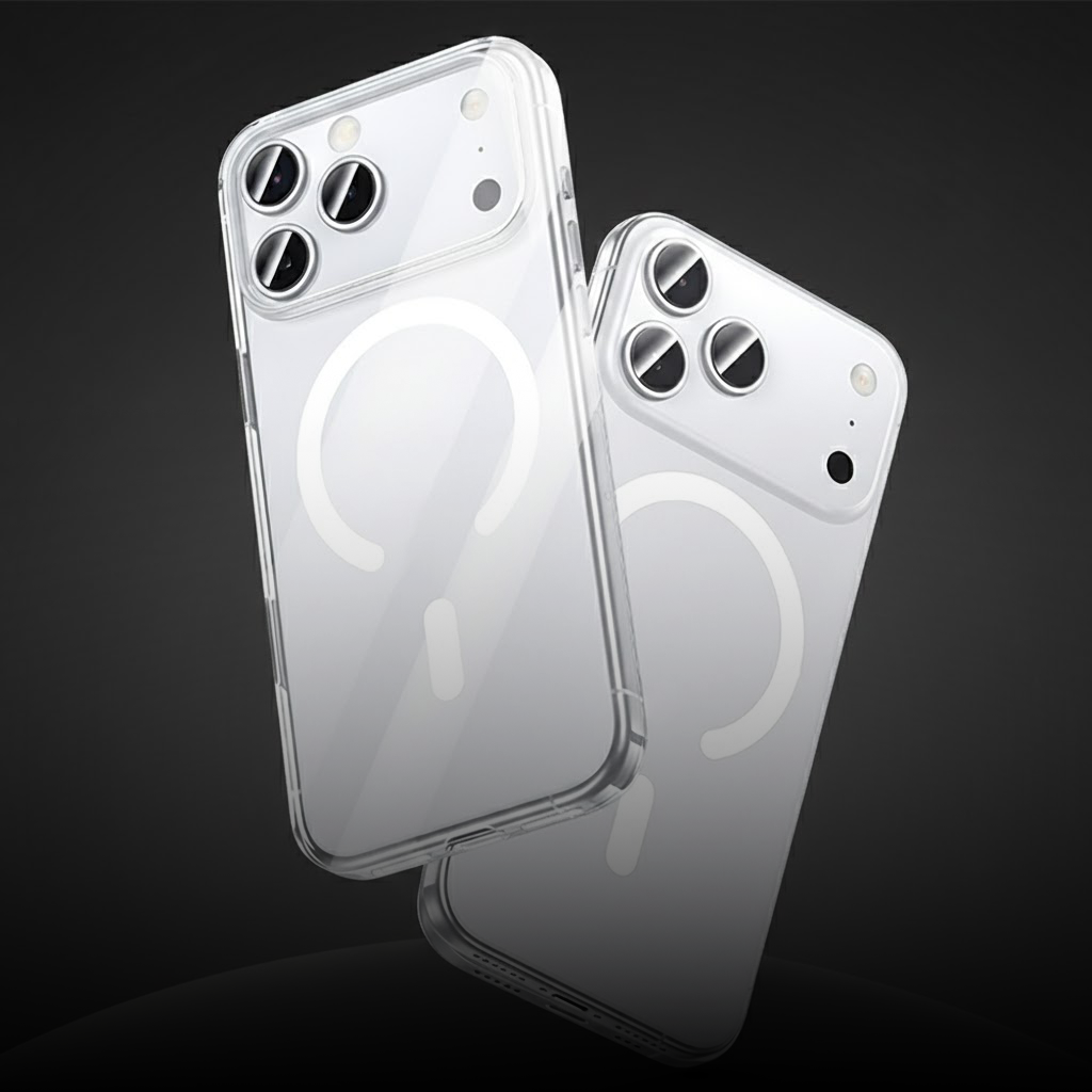 17 Pro Max Şeffaf Magsafe Kılıf